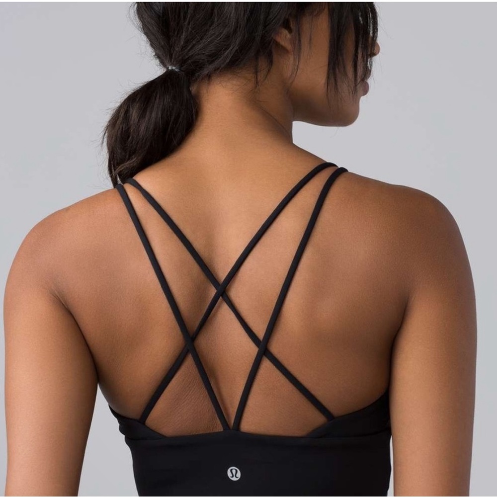 Lululemon Pushing Limits Bra Black Size 4 - Picture 2 of 7